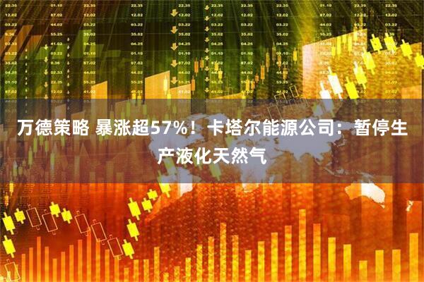 万德策略 暴涨超57%！卡塔尔能源公司：暂停生产液化天然气
