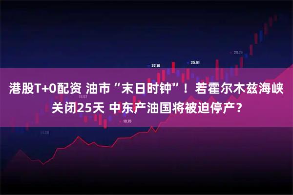 港股T+0配资 油市“末日时钟”！若霍尔木兹海峡关闭25天 中东产油国将被迫停产？